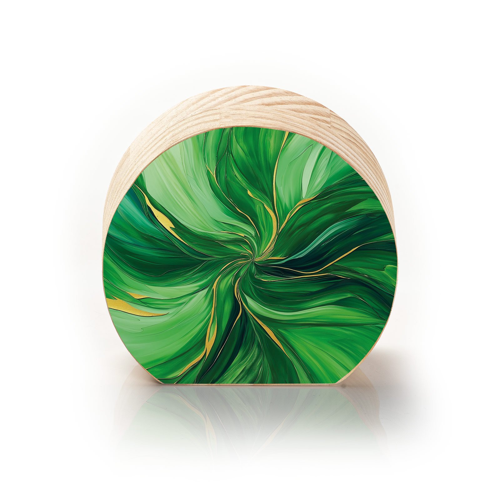 9cac88fa2c973993e96eed1d6b1c7651-9cac88fa2c973993e96eed1d6b1c7651.jpg Totem Decorativo 'Vórtice Verde' - Imagem 1