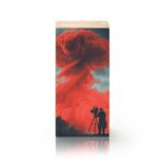 Totem Decorativo "Cenário em Chamas"